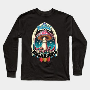 Magic Mushroom Rocket Trip Long Sleeve T-Shirt